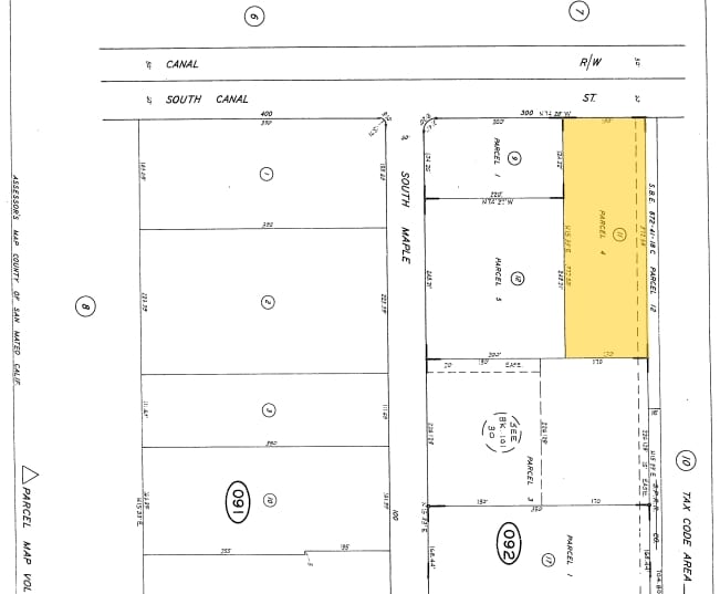 323 S Canal St, South San Francisco, CA for sale - Plat Map - Image 2 of 9