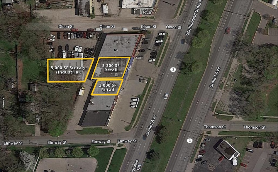 36439-36463 S Gratiot Ave, Clinton Township, MI à vendre - Photo du bâtiment - Image 2 de 4