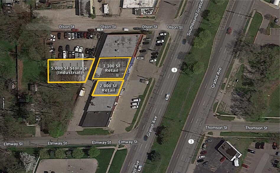 36439-36463 S Gratiot Ave, Clinton Township, MI à vendre - Photo du bâtiment - Image 2 de 4