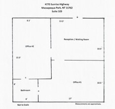 4770 Sunrise Hwy, Massapequa Park, NY à louer Plan d’étage- Image 2 de 2