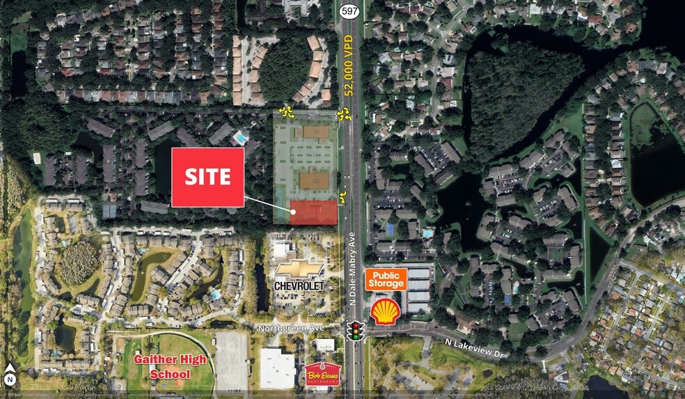16434 N Dale Mabry Hwy, Tampa, FL for lease - Aerial - Image 2 of 10