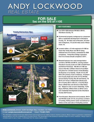 More details for 24000 I-10 E, Wallisville, TX - Land for Sale