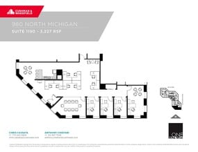 980 N Michigan Ave, Chicago, IL à louer Plan d’étage- Image 1 de 1
