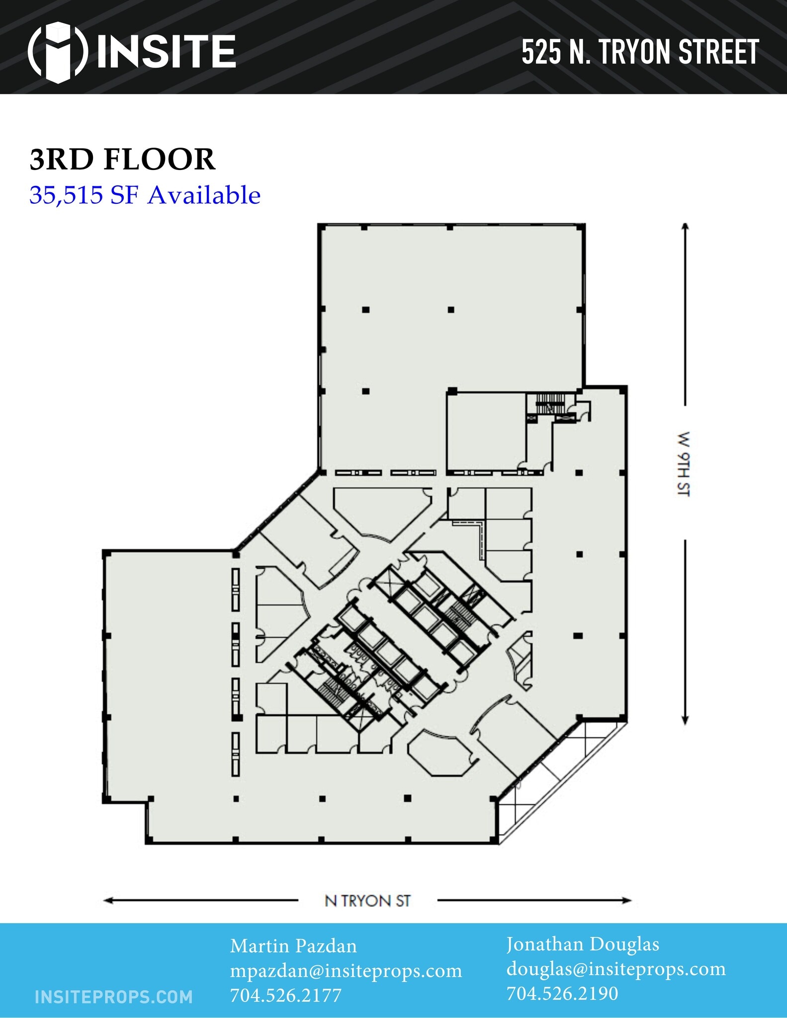 525 N Tryon St, Charlotte, NC for lease Site Plan- Image 1 of 1