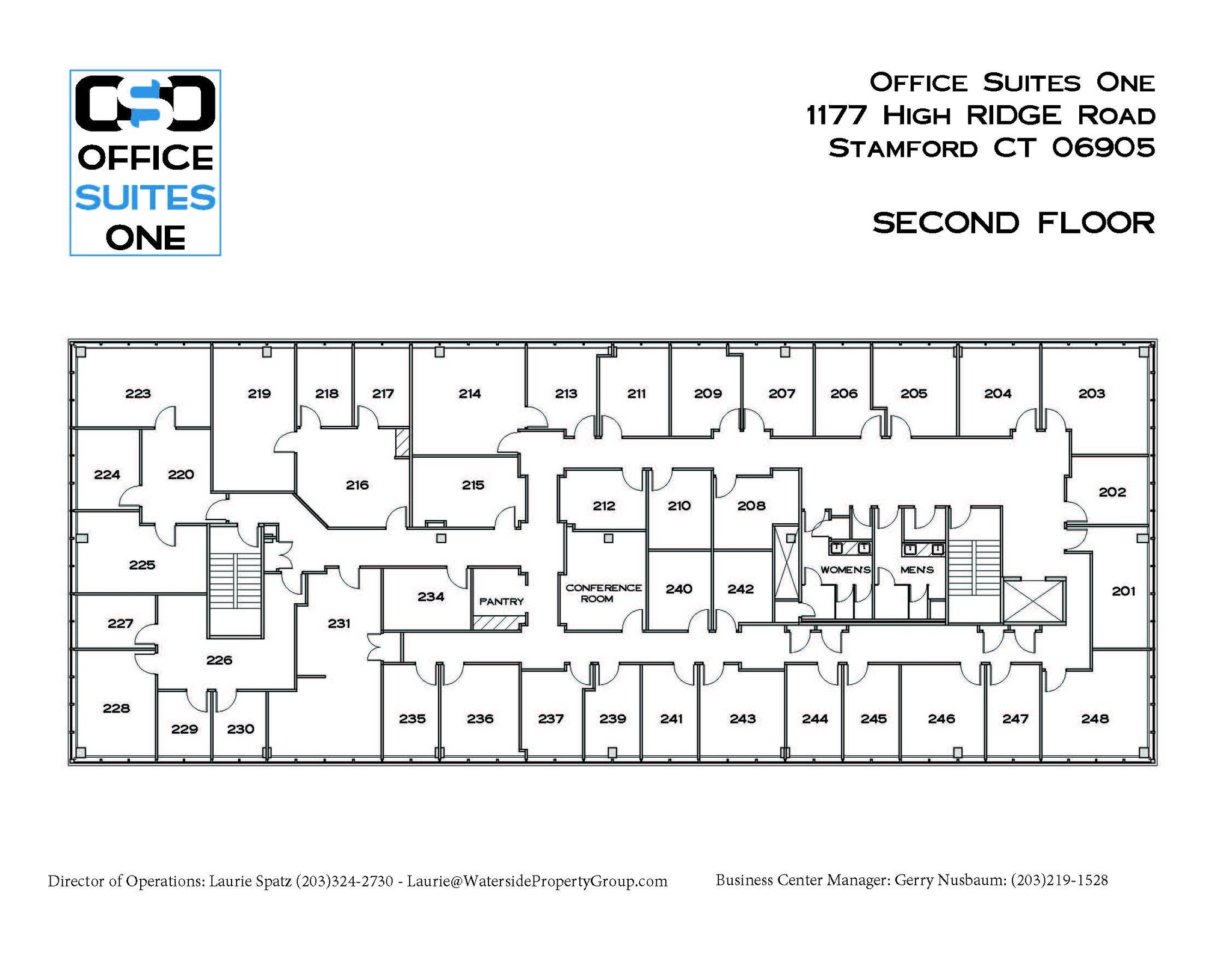 1177 High Ridge Rd, Stamford, CT à louer Plan d’étage- Image 1 de 2