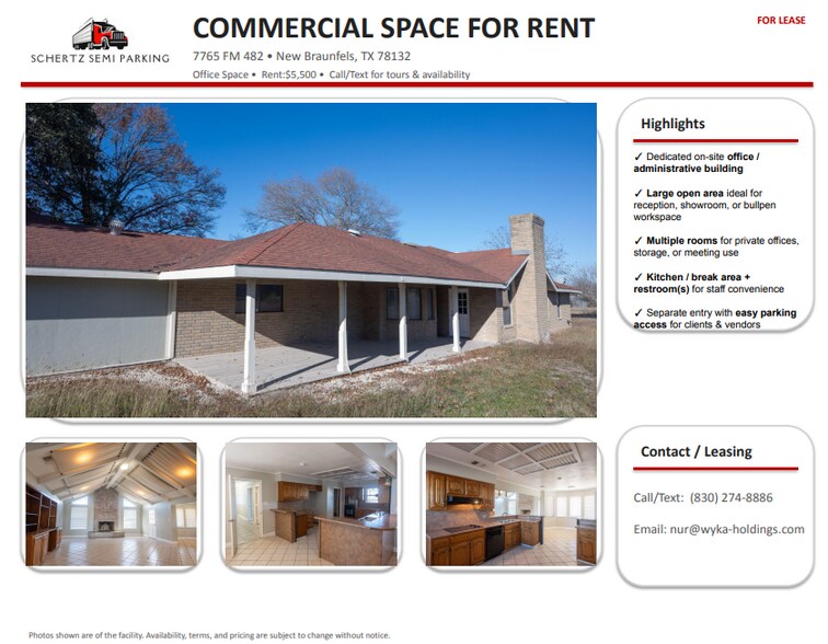 7765 FM 482, New Braunfels, TX à louer - Photo du bâtiment - Image 3 de 10