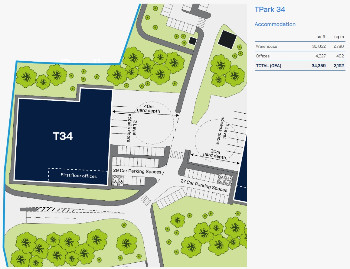 Salisbury Rd, Calmore à louer Plan de site- Image 1 de 1
