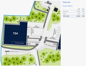 Salisbury Rd, Calmore à louer Plan de site- Image 1 de 1