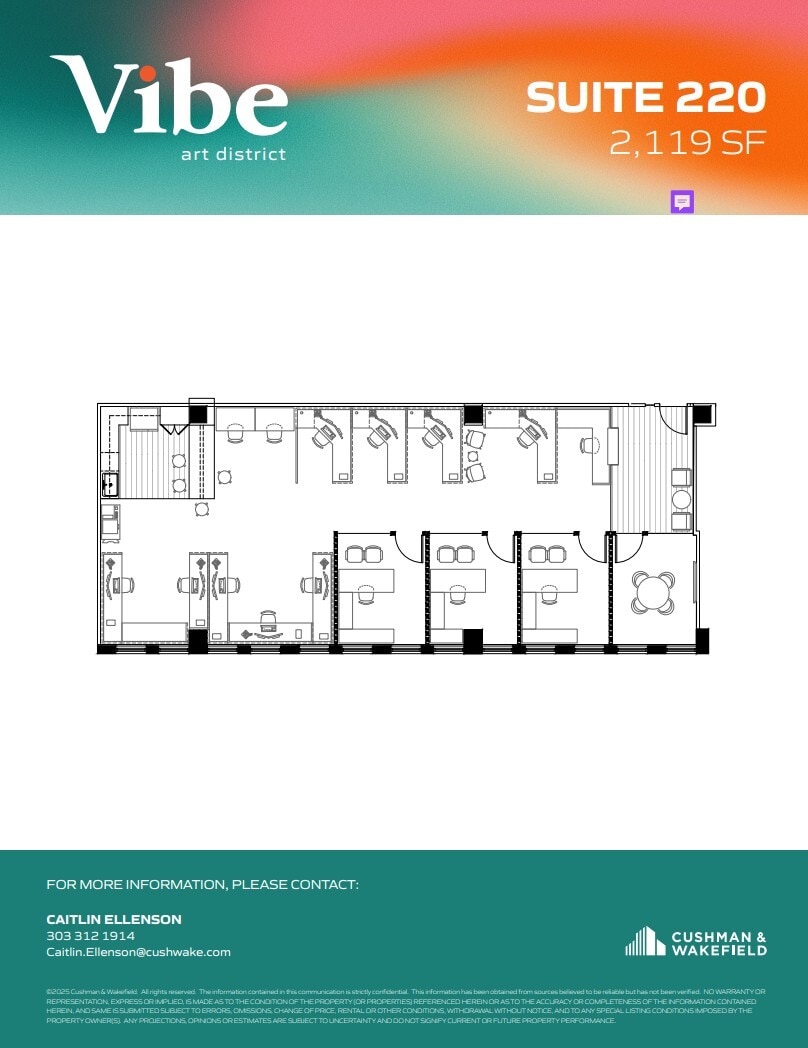 1391 N Speer Blvd, Denver, CO for lease Floor Plan- Image 1 of 1