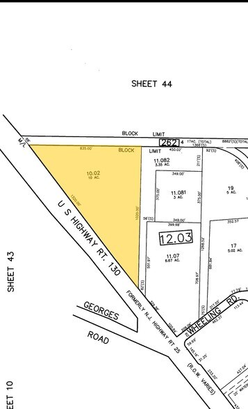 2382 US Highway 130, Dayton, NJ for lease - Plat Map - Image 2 of 3