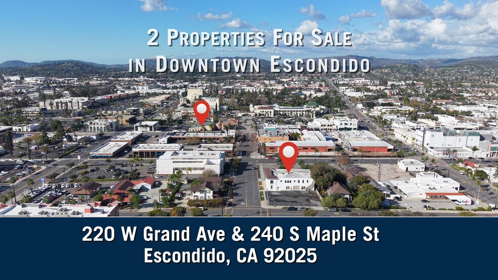 220 W Grand Ave, Escondido, CA à vendre - Vidéo sur l’inscription commerciale - Image 2 de 11