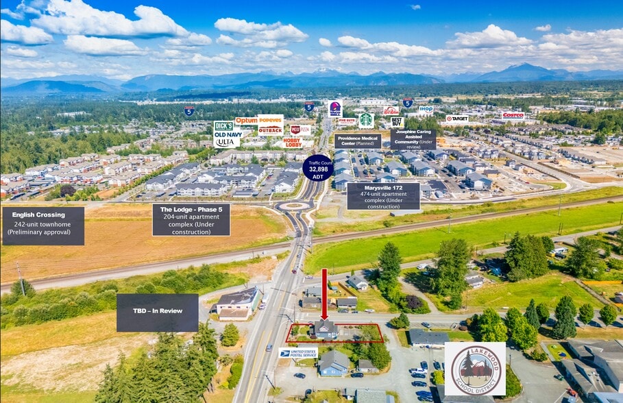 1612 172nd St NE, Marysville, WA for sale - Aerial - Image 3 of 16