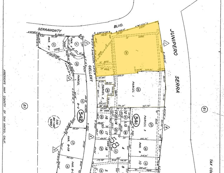 301-303 Gellert Blvd, Daly City, CA for lease - Plat Map - Image 2 of 9