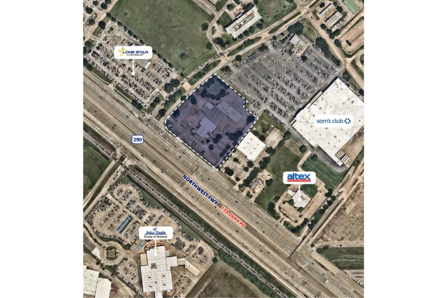 18700 Northwest Fwy, Houston, TX à louer - Aérien - Image 3 de 5