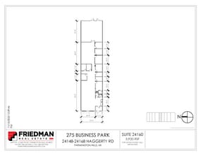 24150-21466 Haggerty Rd, Farmington Hills, MI for lease Floor Plan- Image 1 of 2