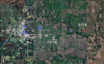 1500 Road 175, Emporia, KS - Aerial map view