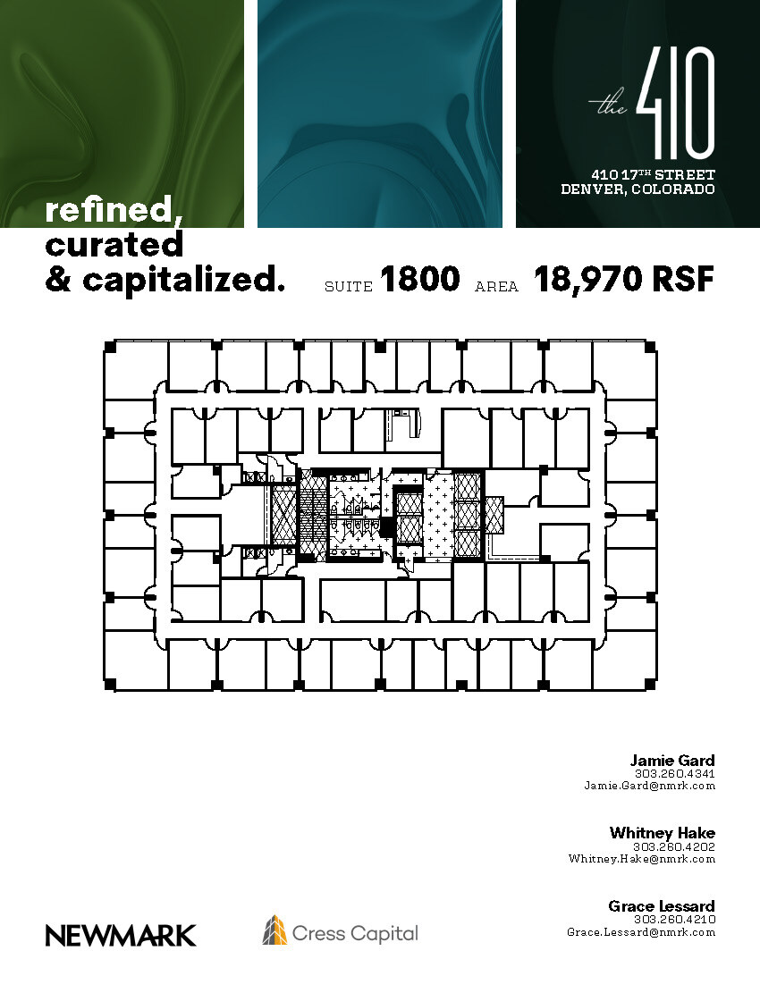 410 17th St, Denver, CO for lease Floor Plan- Image 1 of 1