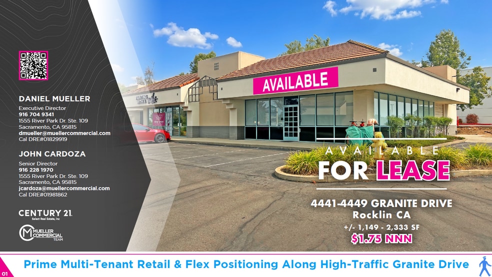 4441-4449 Granite Dr, Rocklin, CA for lease - Building Photo - Image 1 of 10