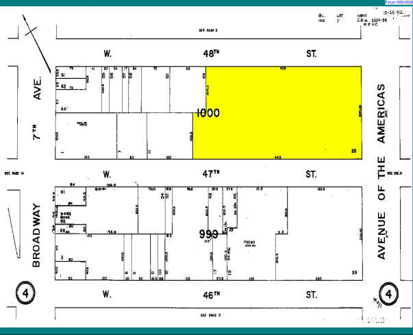 1211 Avenue of the Americas, New York, NY à vendre - Plan cadastral - Image 1 de 1