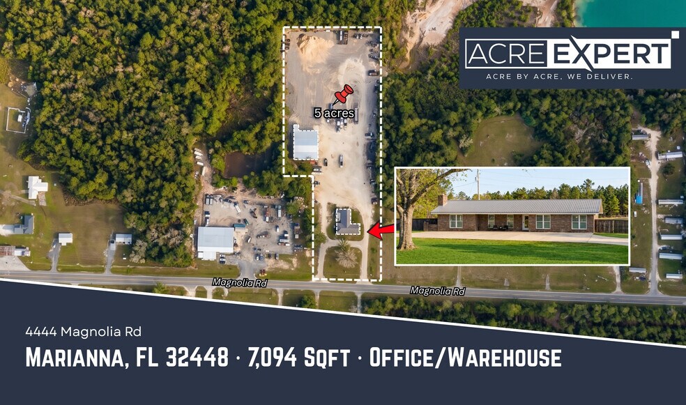 4444 Magnolia Rd, Marianna, FL à vendre - Photo du bâtiment - Image 1 de 3