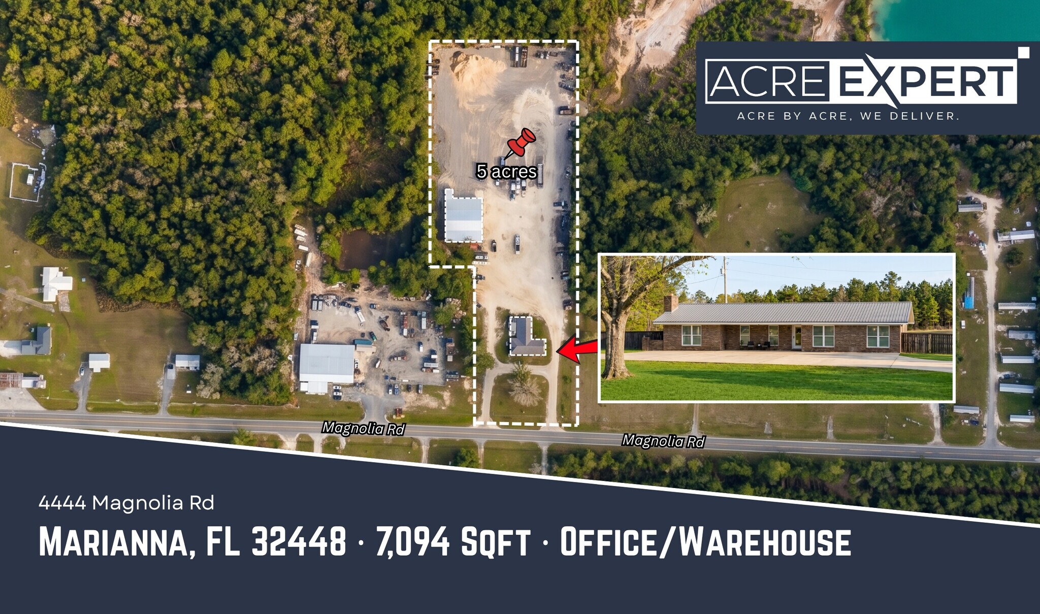 4444 Magnolia Rd, Marianna, FL à vendre Photo du bâtiment- Image 1 de 4