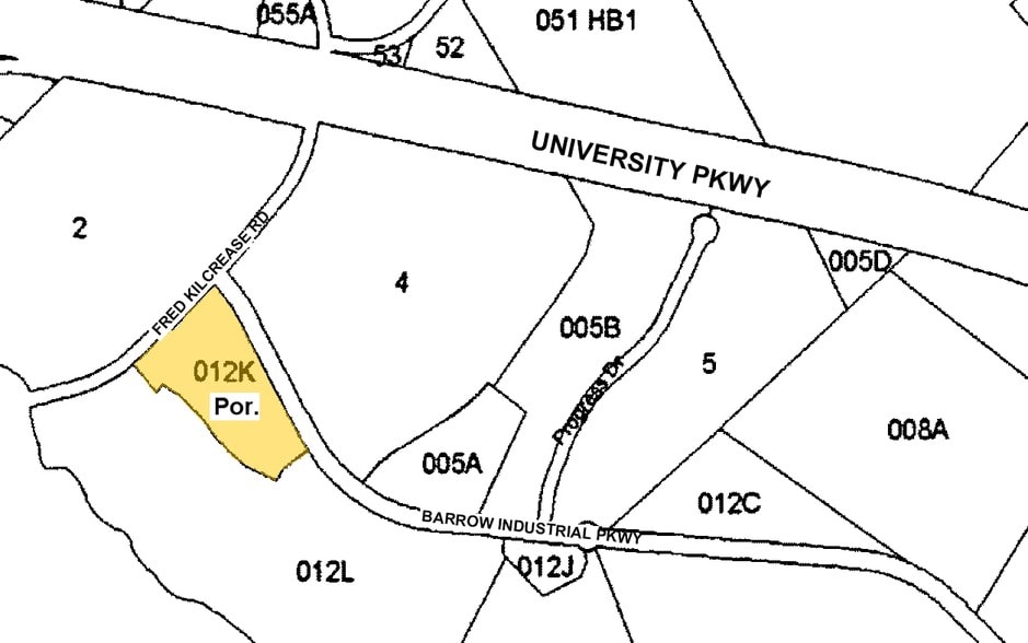 1025 Barrow Industrial Pky, Auburn, GA for sale - Plat Map - Image 3 of 5