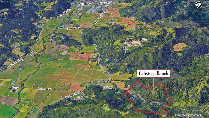 580 Lommel Rd, Calistoga, CA à vendre Aérien- Image 1 de 2