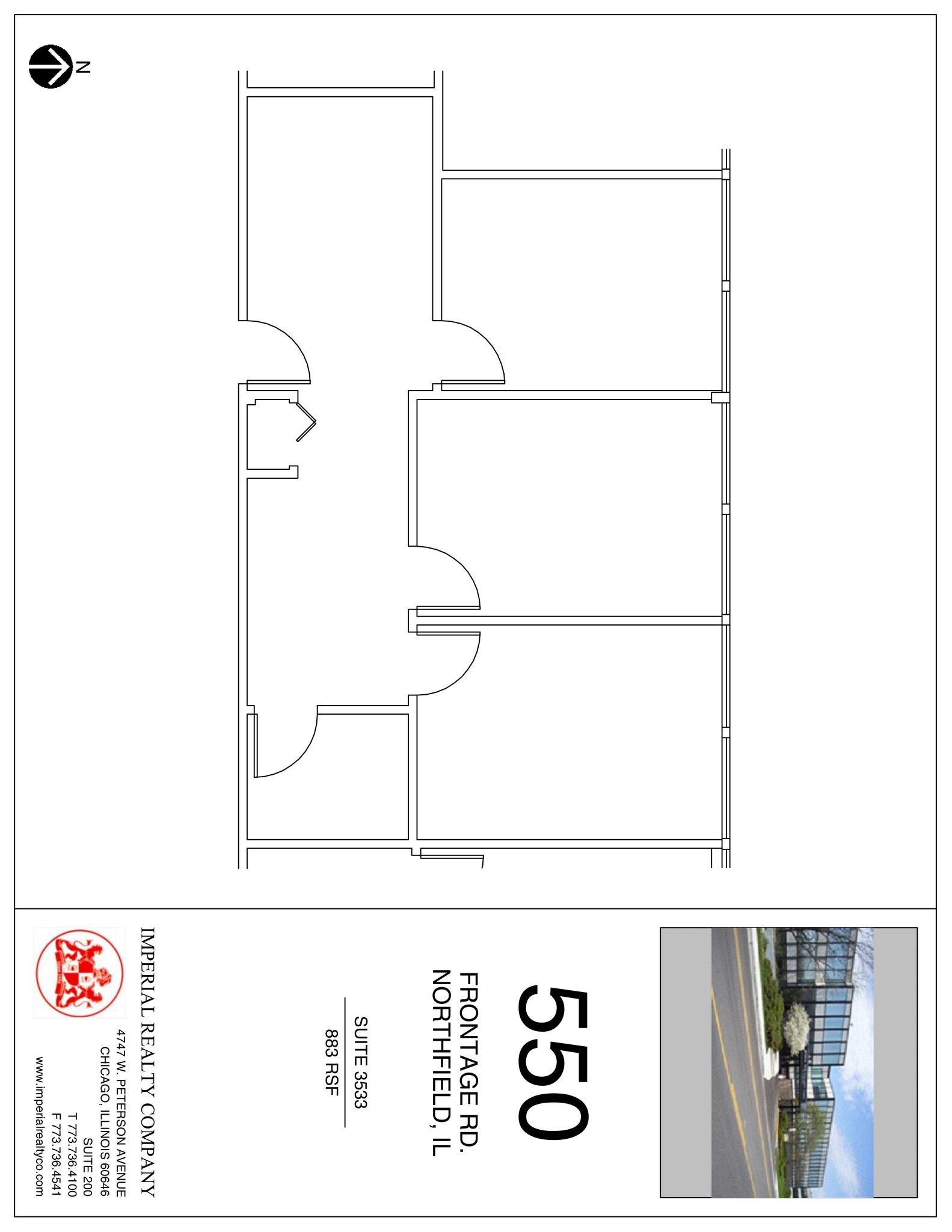 540-550 W Frontage Rd, Northfield, IL for lease Site Plan- Image 1 of 1