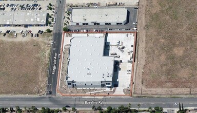 1110 W Baseline Rd, Rialto, CA - AÉRIEN  Vue de la carte