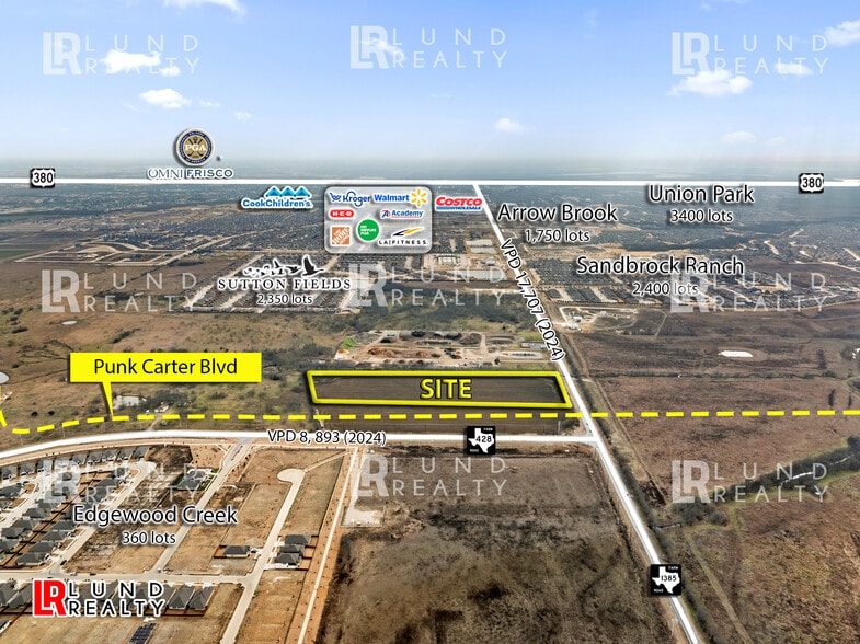 9.485 Ac Corner FM-1385 & FM-428, Celina, TX for sale - Building Photo - Image 2 of 11