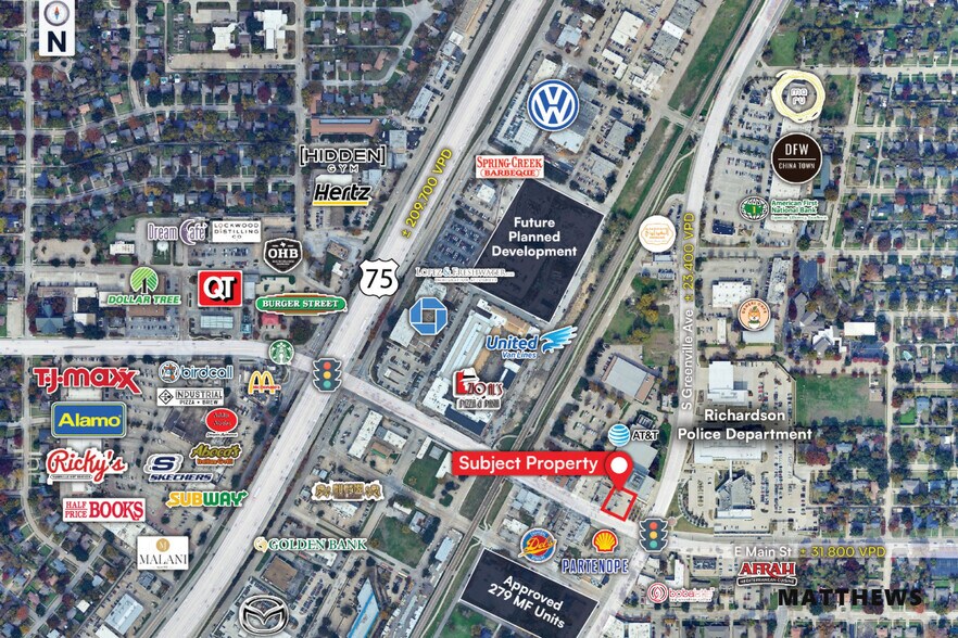 205 E Main St, Richardson, TX à louer - Photo du bâtiment - Image 3 de 3
