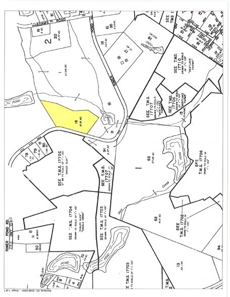265 Rimer Pond Rd, Blythewood, SC à vendre - Plan cadastral - Image 2 de 2