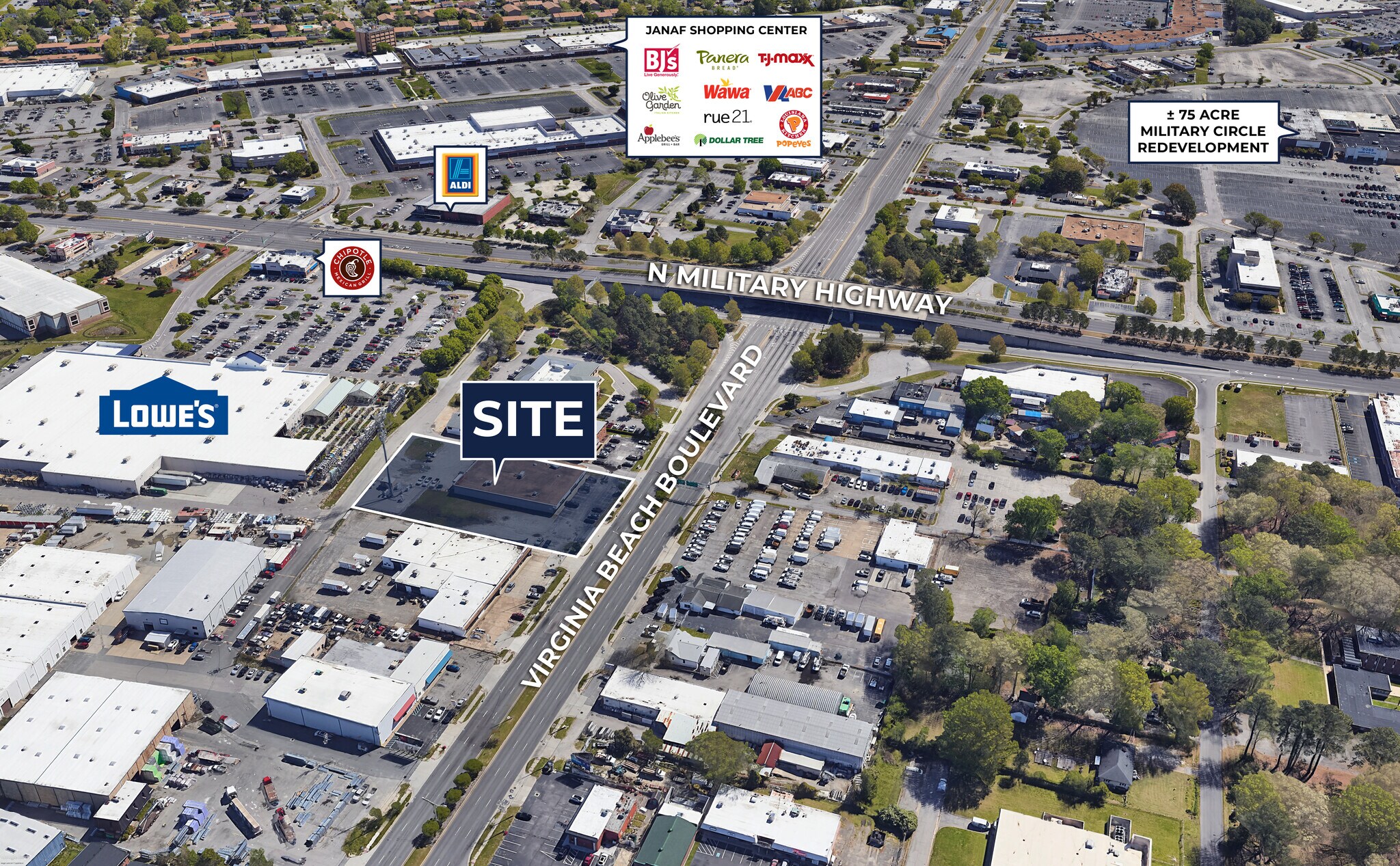 5650-5652 E Virginia Beach Blvd, Norfolk, VA à vendre Photo du bâtiment- Image 1 de 1