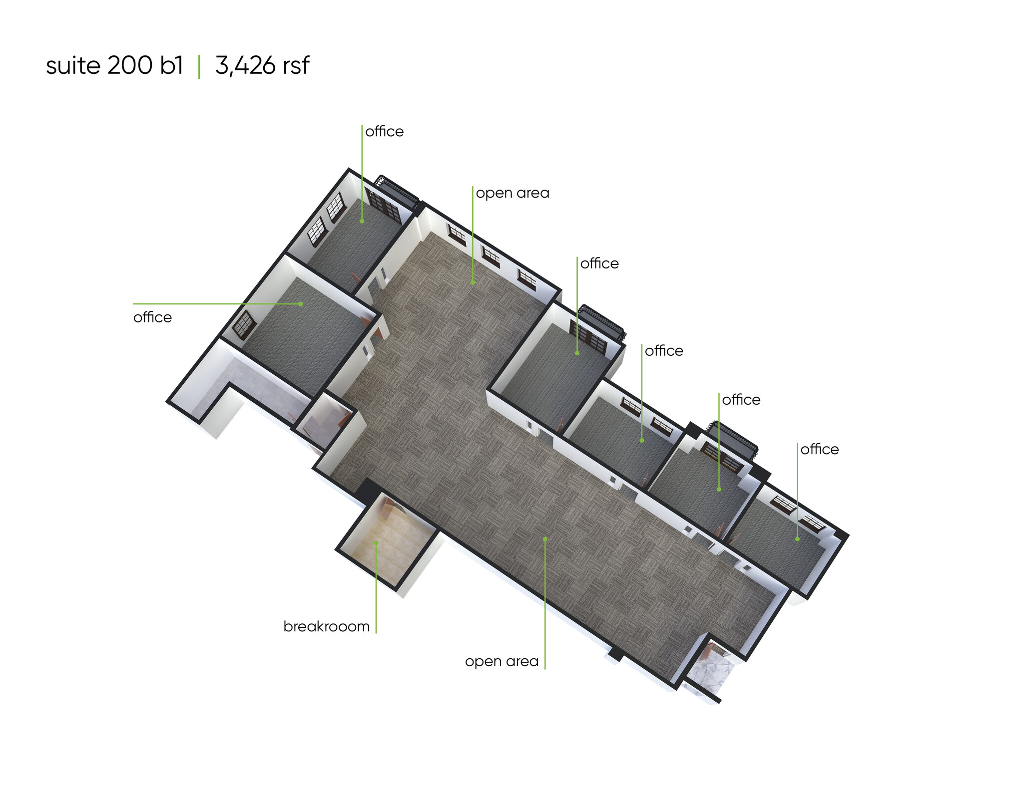 1601-1615 Edgewater Dr, Orlando, FL for lease Floor Plan- Image 1 of 12