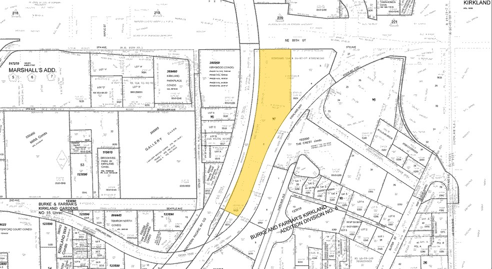 11200 Kirkland Way, Kirkland, WA à louer - Plan cadastral - Image 2 de 5