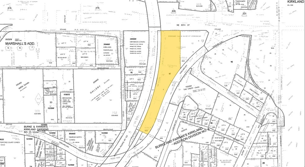 11200 Kirkland Way, Kirkland, WA for lease - Plat Map - Image 2 of 5
