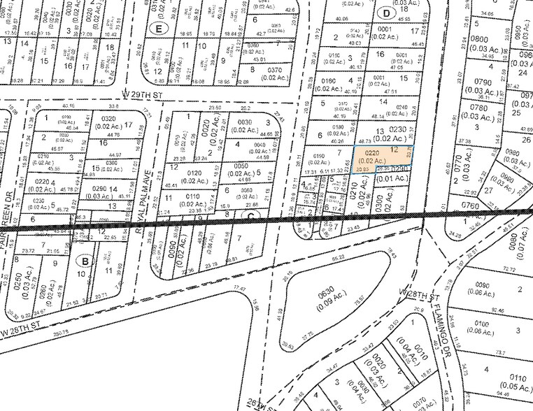 2822 Pine Tree Dr, Miami Beach, FL à vendre - Plan cadastral - Image 2 de 34