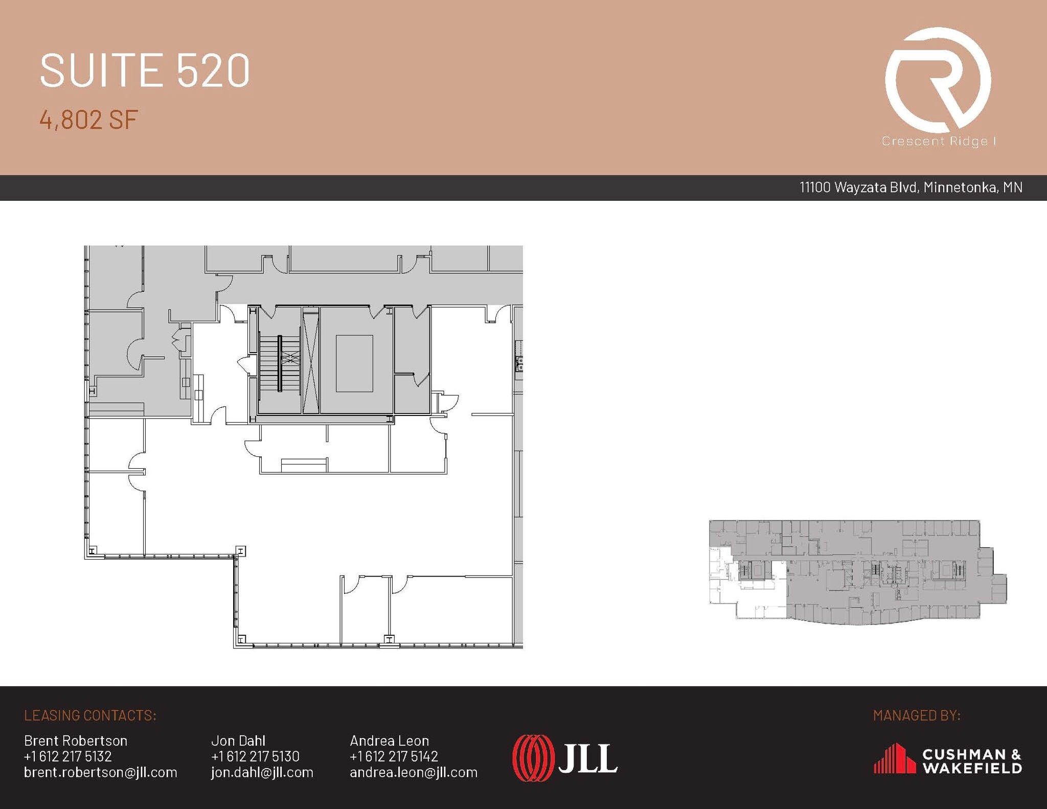 11100 Wayzata Blvd, Minnetonka, MN for lease Floor Plan- Image 1 of 1