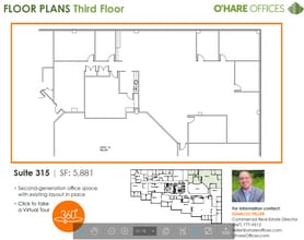 1011 E Touhy Ave, Des Plaines, IL à louer Plan d’étage- Image 2 de 2
