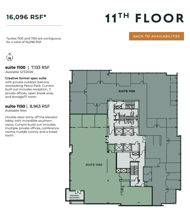 350 10th Ave, San Diego, CA à louer Plan d’étage- Image 1 de 1