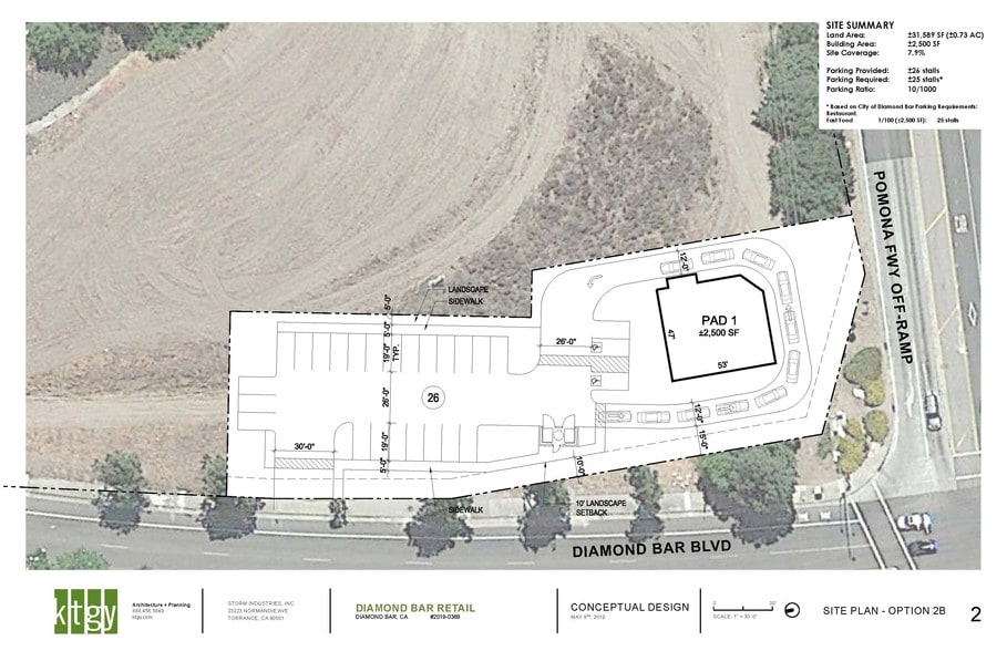 350 N Diamond Bar Blvd, Diamond Bar, CA à louer - Plan de site - Image 3 de 4