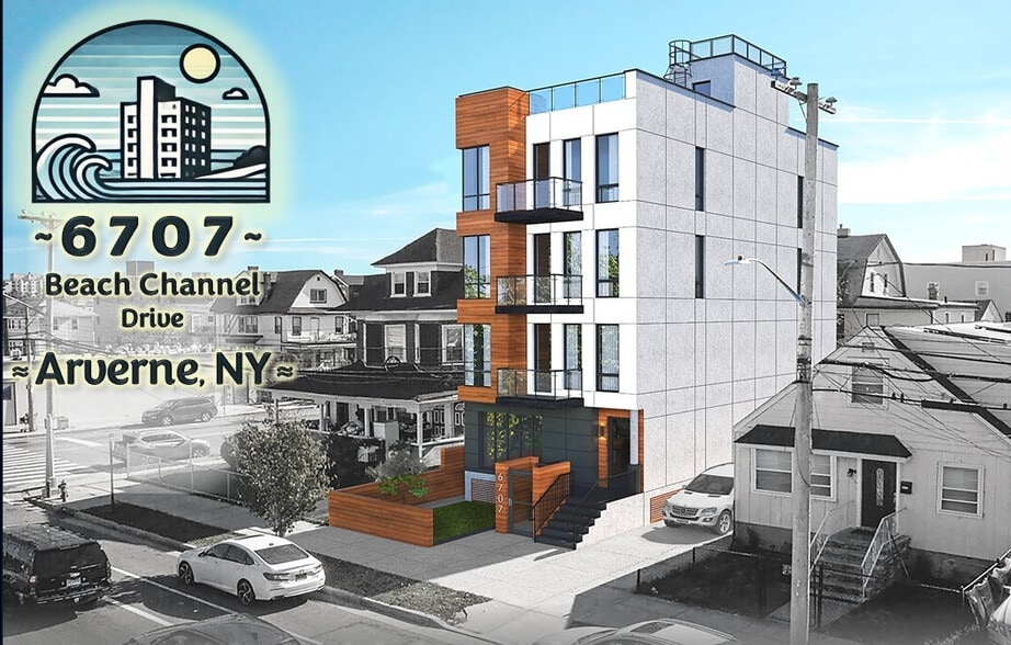 6707 Beach Channel Dr, Arverne, NY à vendre - Photo du bâtiment - Image 1 de 5