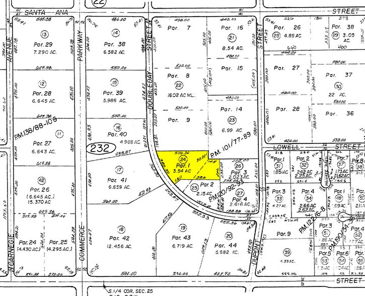 1351 Doubleday Ave, Ontario, CA à louer - Plan cadastral - Image 2 de 4