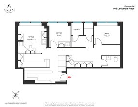 505 Laguardia Pl, New York, NY for lease Floor Plan- Image 1 of 1