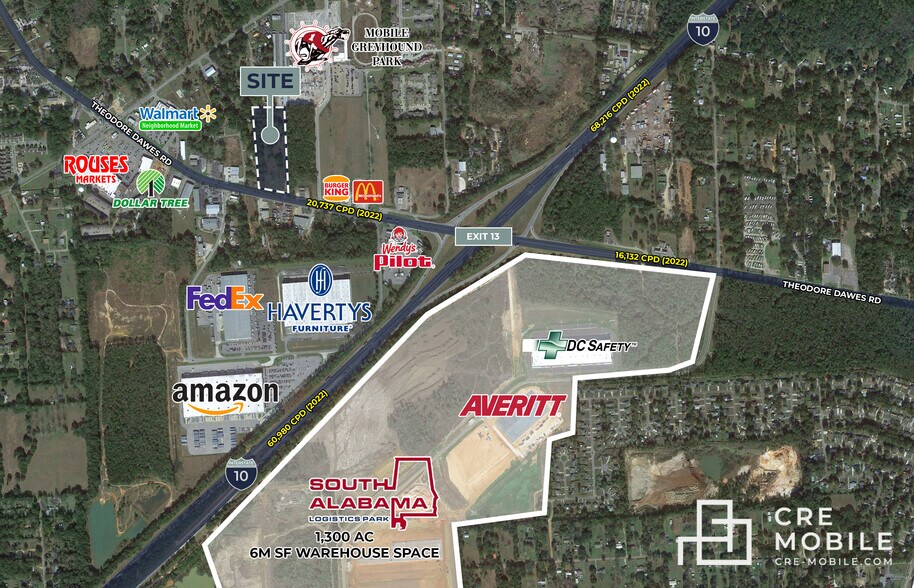 7120 Theodore-Dawes Rd, Theodore, AL à vendre - Photo du bâtiment - Image 2 de 10