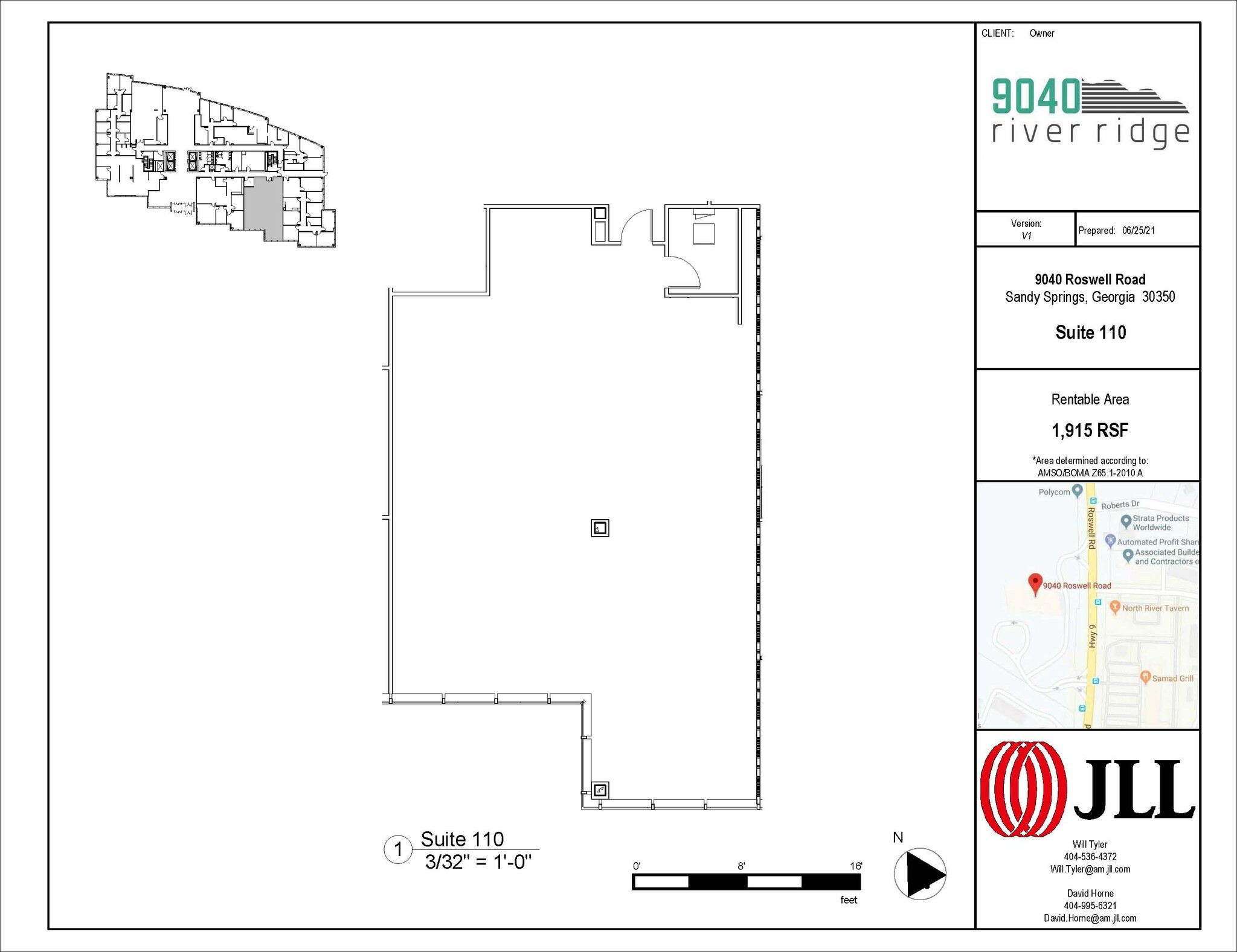 9040 Roswell Rd, Atlanta, GA à louer Plan d  tage- Image 1 de 1