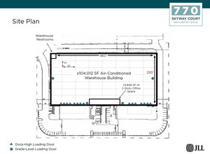 770 Skyway Ct, Napa, CA à louer Plan d’étage- Image 1 de 1
