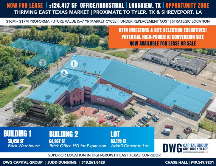 325 E Tyler St, Longview, TX à louer - Photo du bâtiment - Image 1 de 10