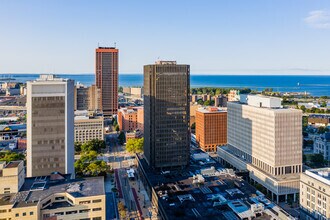 350 Main St, Buffalo, NY - AERIAL  map view - Image1