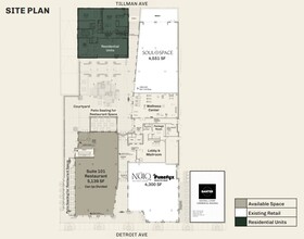 5454 Detroit Ave, Cleveland, OH à louer Plan de site- Image 1 de 1